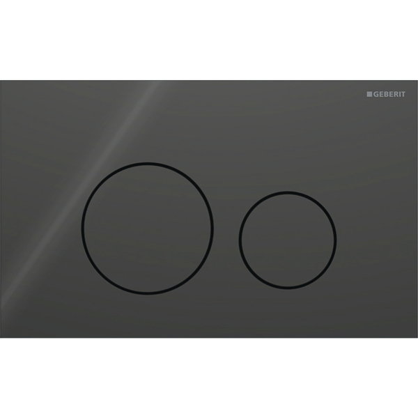Sigma 40 betjeningsplate round, Svart