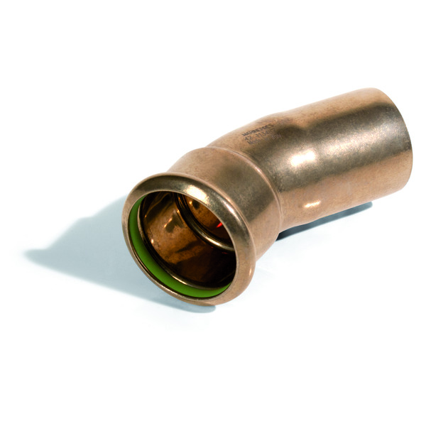 15 mm Marinepres bend 45, m/1 muffe