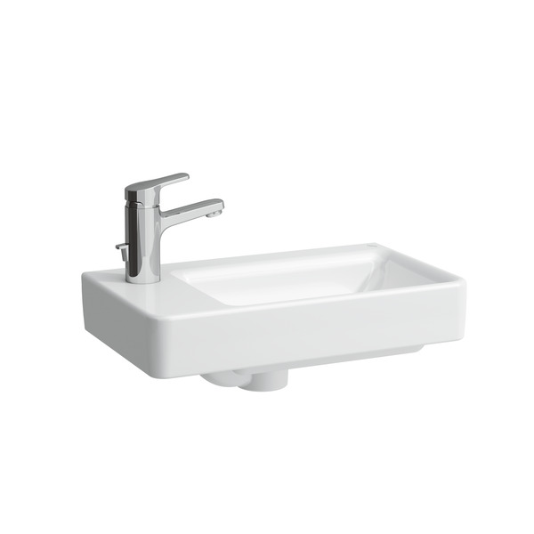 Laufen Pro S servant 48x28 m/armaturhull Venstre, for bolt