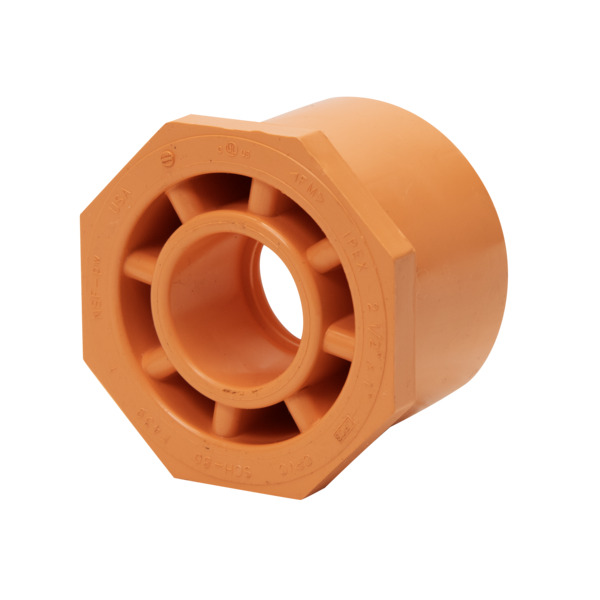 1" x 3/4" CPVC reduksjon, spissende x muffe