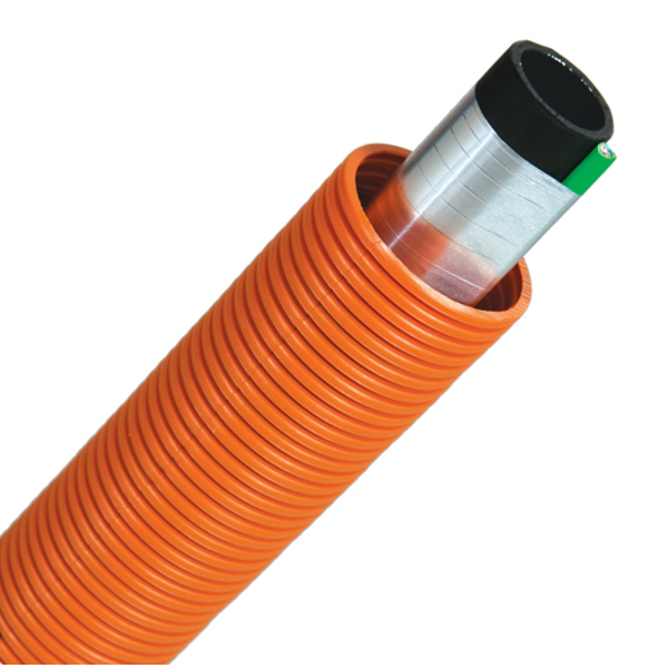 40/70 Isoterm trykkavløp T300 L=70-300m, Ohmsk PE100 PN16, kapp