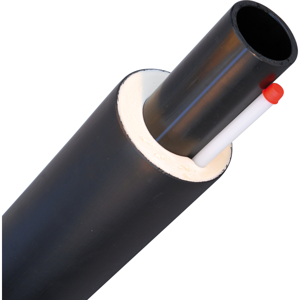 110/200 mm Isovarm rør PE100 SDR11 PN16, 6 mtr