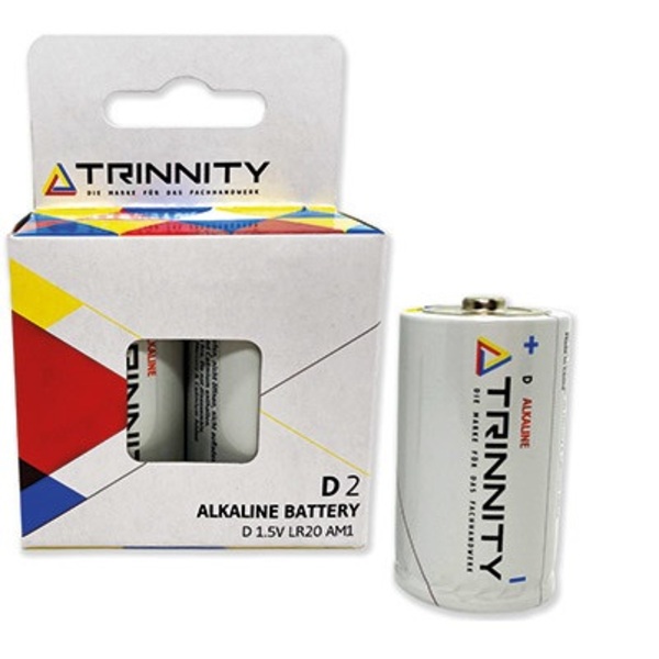 Trinnity 1,5V batteri LR20 2 stk