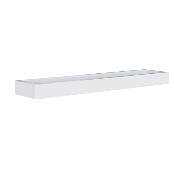 Hyllemodul til veggmontering 60 cm, Hvit matt