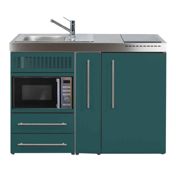 Premiumline minikjøkken 1200 venstre, turkis 740 x 1200 x 980 mm