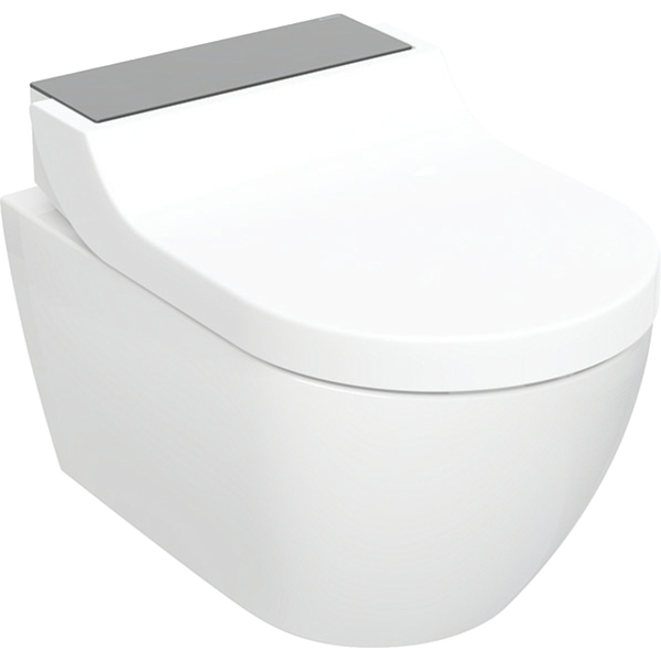 Aquaclean Tuma Comfort veggskål, deksel svart glass