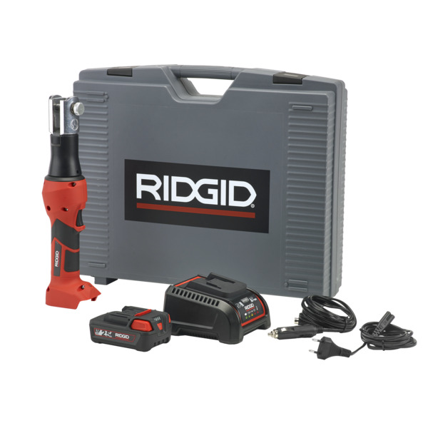 Ridgid pressmaskin RP-219, m/koffert, 18V batteri og  lader
