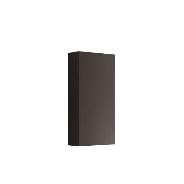Skap m/1 dør venstre 80x40x15, røkt eik