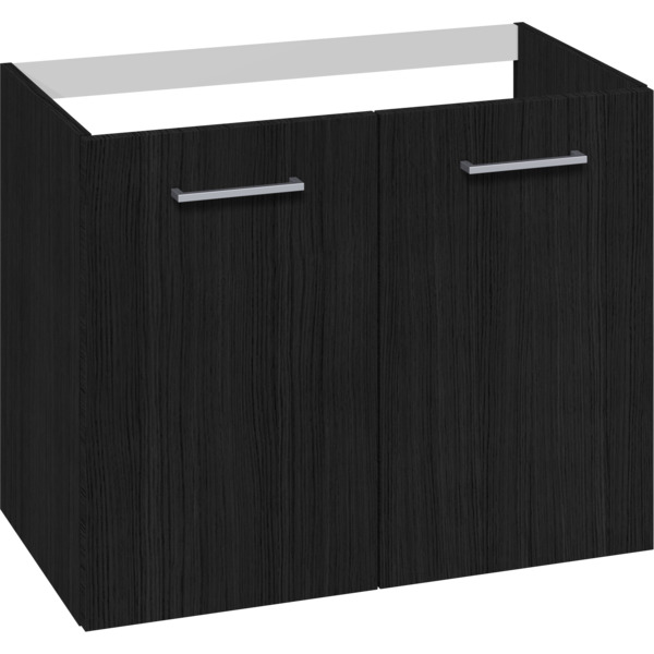 1904 Voss servantskap m/2 dører, sort eik, 80x44x64 cm