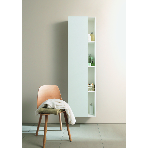 DuraStyle høyskap 500 x 240 x 1800 mm, venstre hvit matt