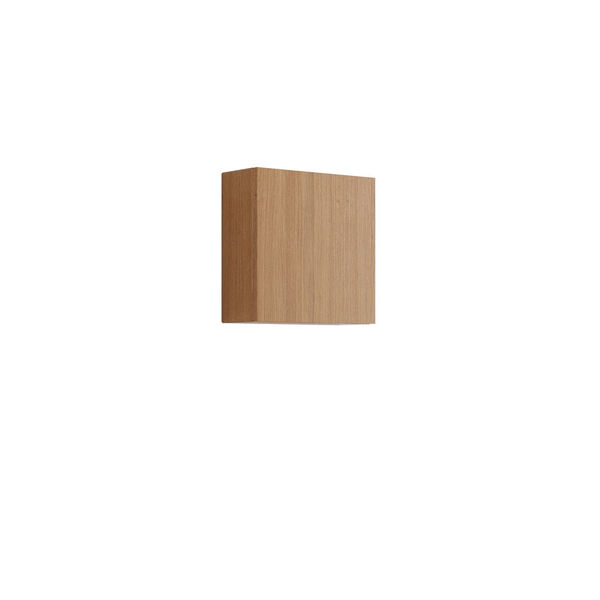 Skap m/1 dør venstre 40x40x16, gyllen eik