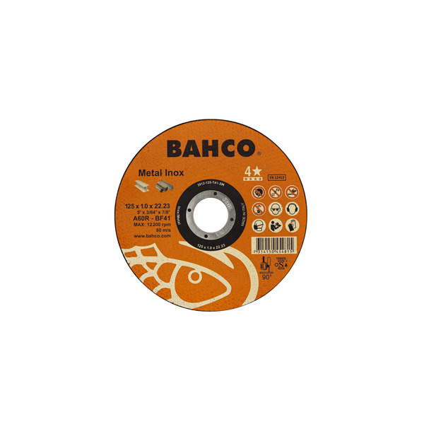 Bahco kappeskive A46R 115x22,2x1,6, f/metall