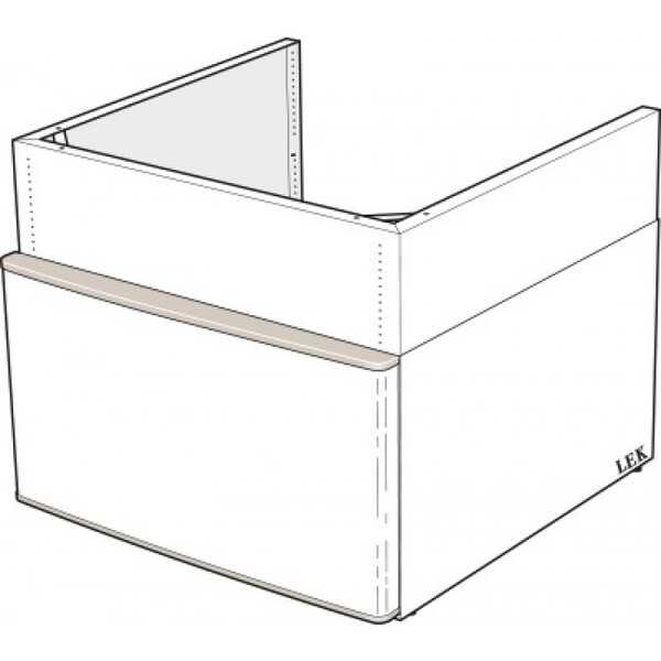 NIBE TOC 500 overskapsdeksel H=245 mm, f/F370/F470/F750
