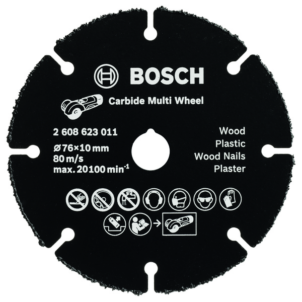 Bosch 76x10 kappeskive multiwheel HM GWS10,8