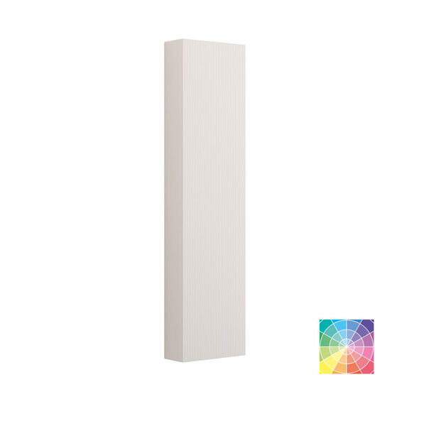 Høyskap m/1 dør rillet venstre 160x40x16, valgfri farge