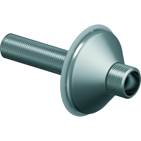 1/2x3/4 Aqua Plus rettnippel utvendig, Ø70 dekkskive, L=85mm