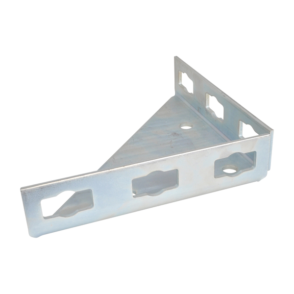 Pushstrut hjørnevinkel 195x195 mm, elforzinket