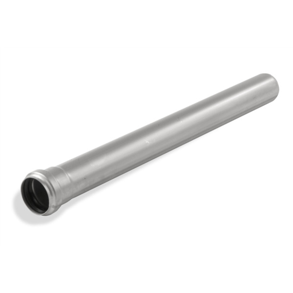 50x4000 mm Aco Pipe rett rør med muffe, AISI 316 m/EPDM pakning
