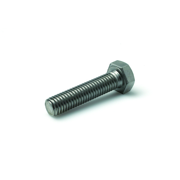 M8x10 Bolt 6kt helgjenget A4-80 DIN 933, eske à 100 stk