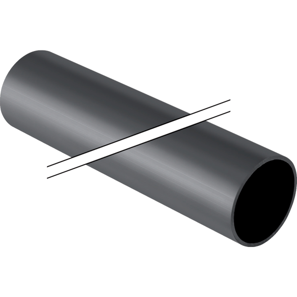 50 mm Geberit PEH rør, lengde 5 mtr