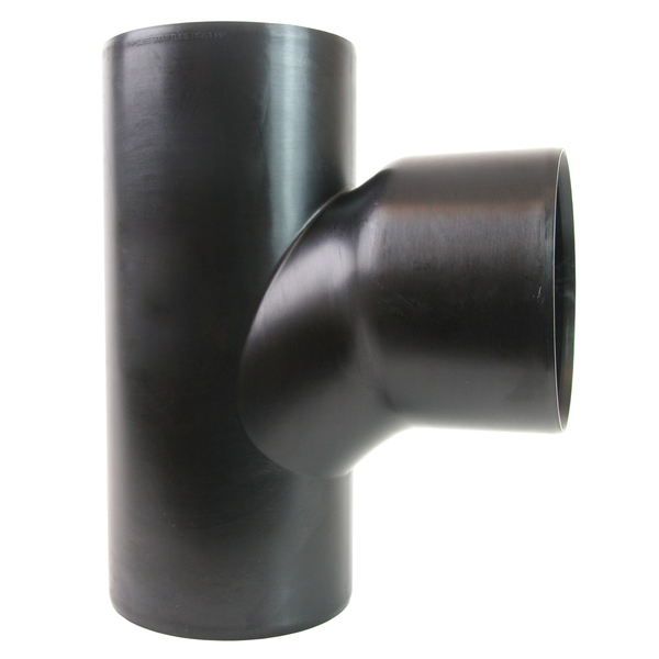 110x110 mm x 88 PP Smartline grenrør, m/svingt innløp, sort
