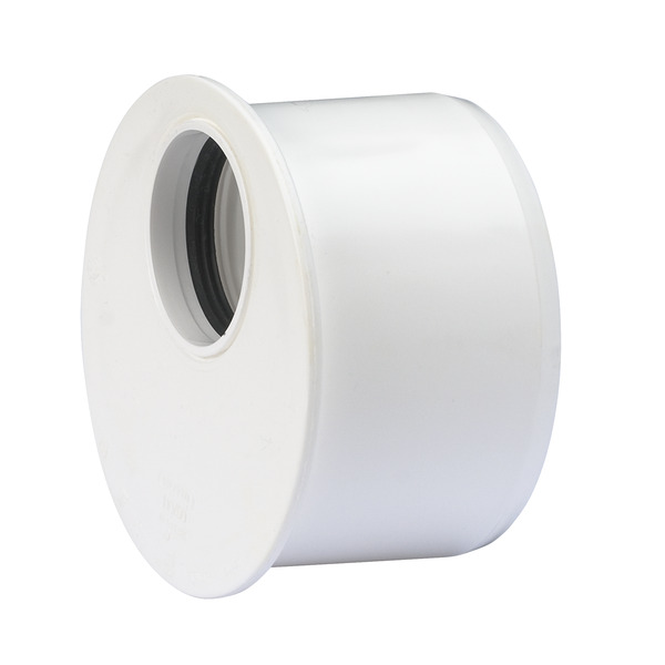 50 mm x 32 mm Wafix kort reduksjon PP, hvit