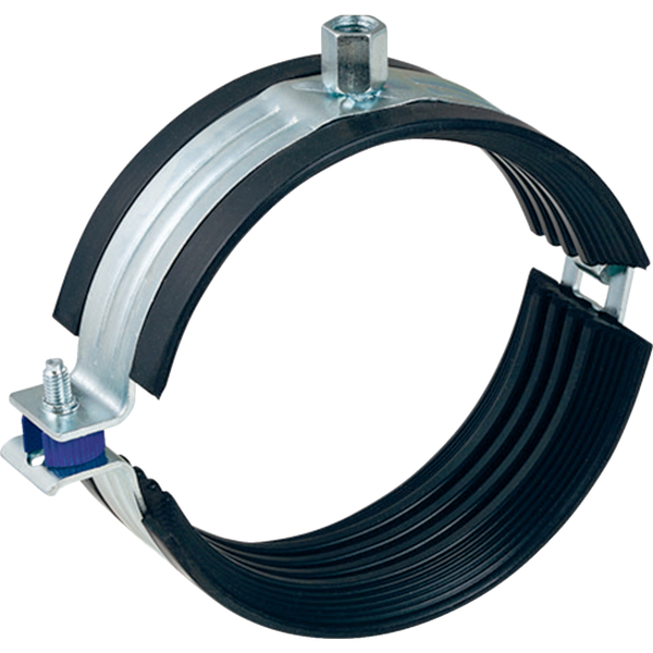 125mm Silent-Pro klammer m/gummi M10/12