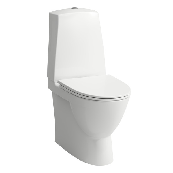 Laufen Pro N gulvtoalett, back to wall, skjult P-lås dobbelspyl f/liming u/sete