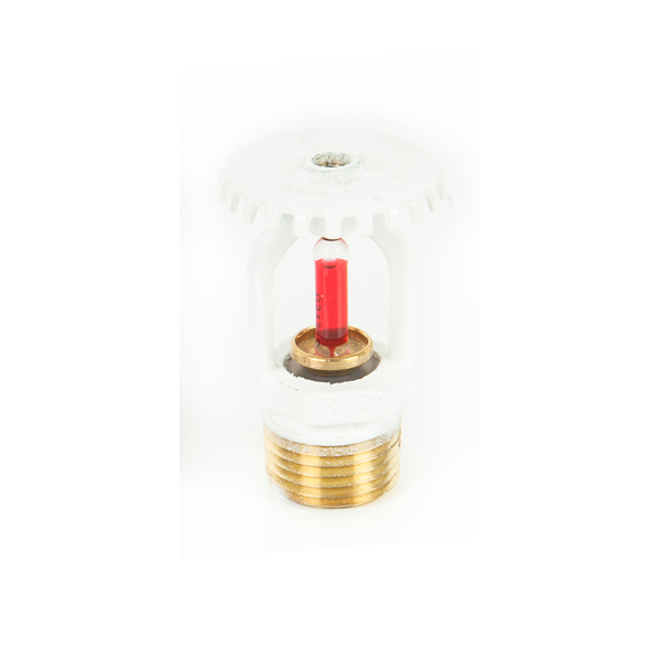 1/2 Sprinklerhode stående standard 141C, 5mm glassampull, K80 hvit RAL9010, SSU