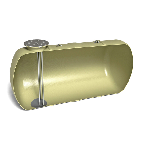 6000 ltr spilloljetank, for nedgraving