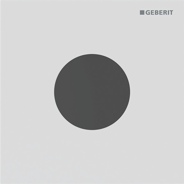Urinalstyring batteridrift type40 round, matt hvit