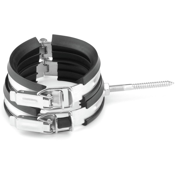 75 mm Conel drain klammer, støyforebyggende M8/10