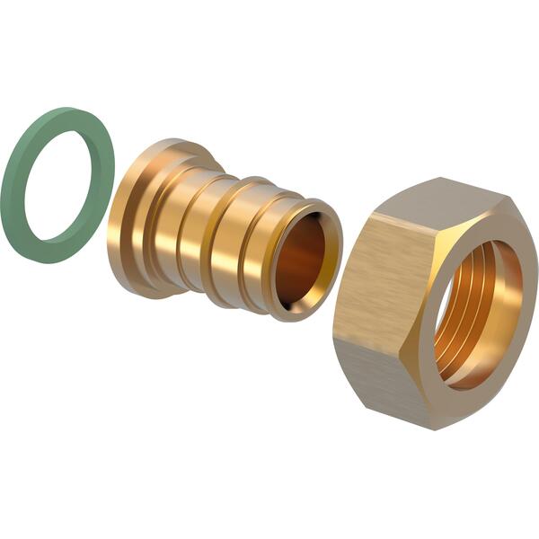 20 mm x G3/4" SN Q&E rettnippel