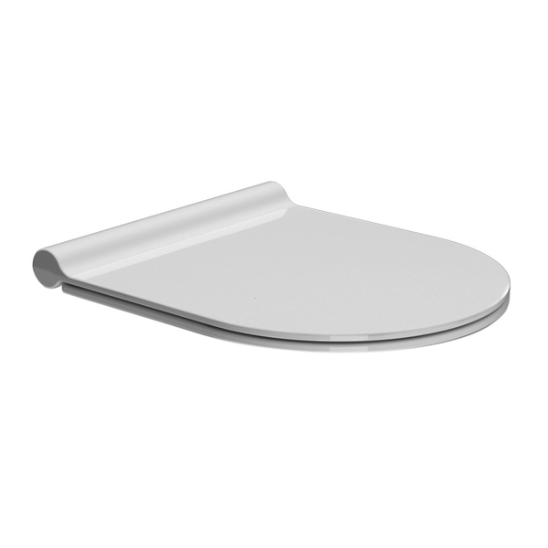 GSI SLIM TOALETTSETE M/SC OG QR, HVIT, 420X360 MM