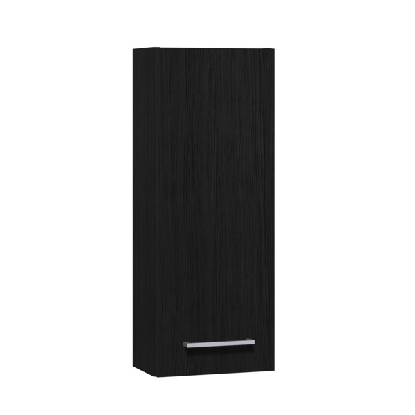 1904 Voss overskap, sort eik, 30x19x80 cm