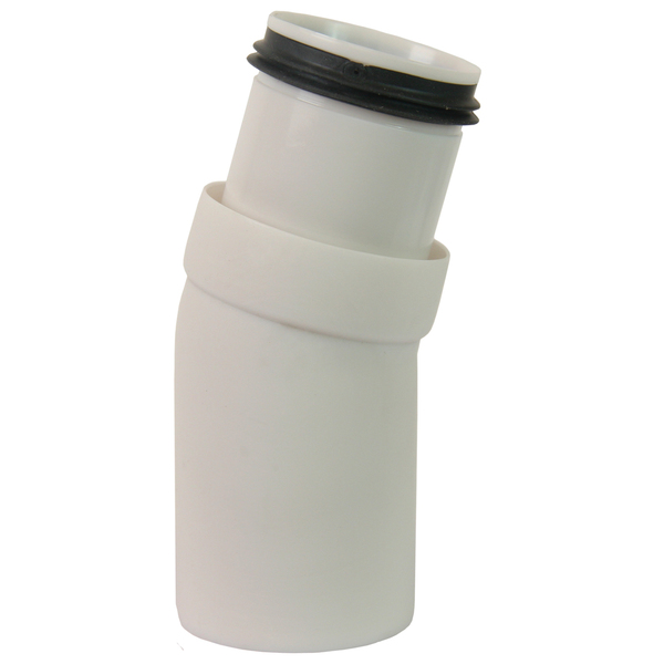 40 mm Smartline bend 15° PP, hvit