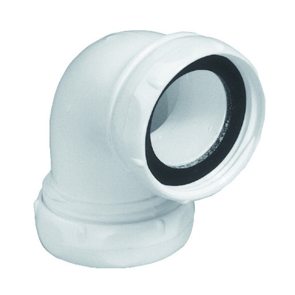 1 1/2x40 mm albue 90 m/løpende mutter