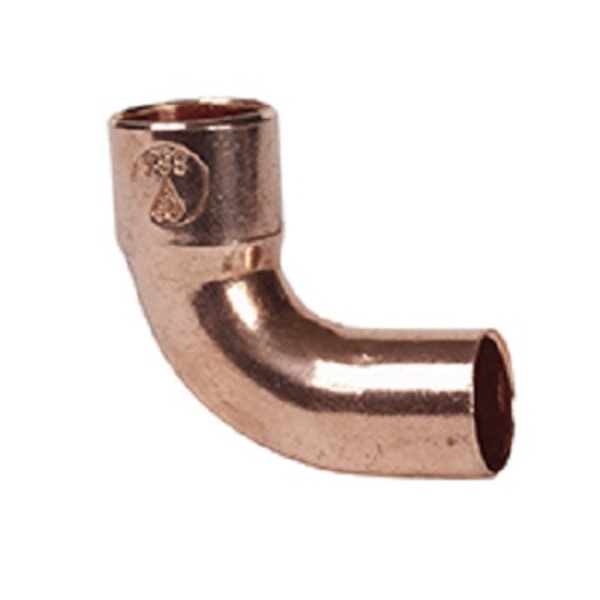 10 mm bend 1/1 5001A kapillar, innvendig/utvendig, kobber