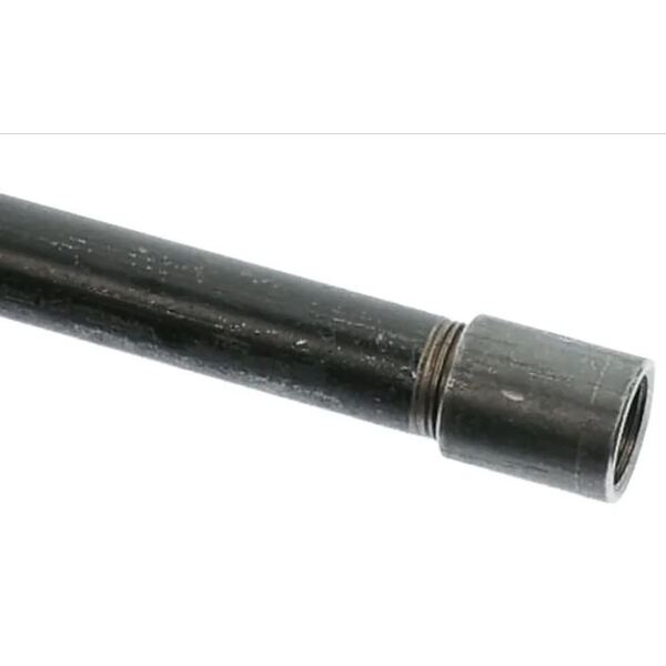 3/4 Sort stålrør m/gjenger, 6 meter