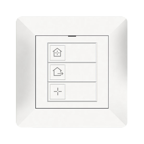 Abra ModePanel+ trådløst bryterpanel, matt renhvit