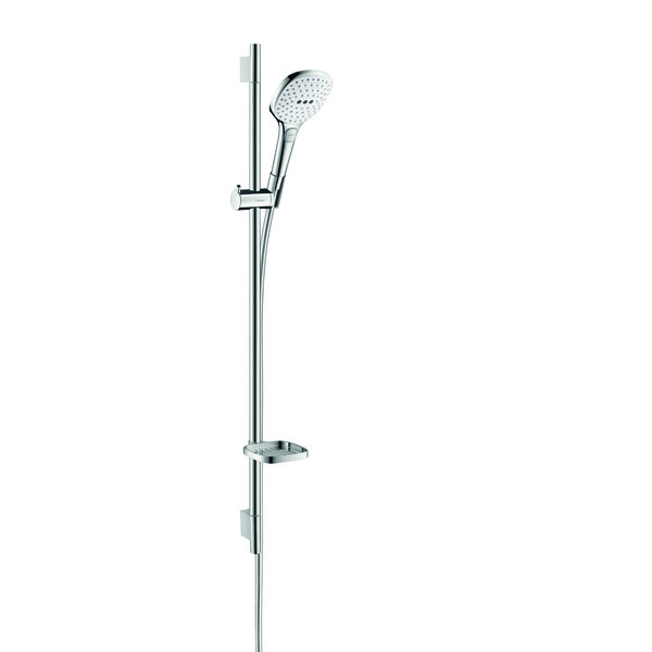 Raindance Select E dusjgarnityr 120, m/3 stråler, hvit/krom