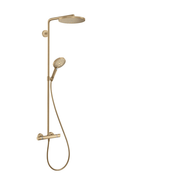 Raindance Select S Showerpipe 240, m/termostat, børstet bronse