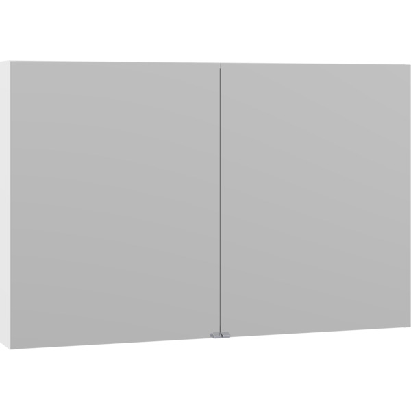 1904 Voss speilskap m/2 dører uten lys, 1200x145x800 mm, hvit matt