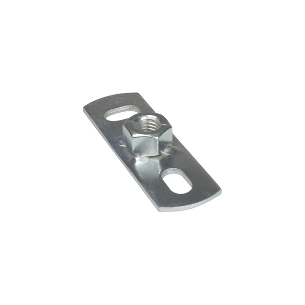 M8x80 mm grunnplate, elforzinket