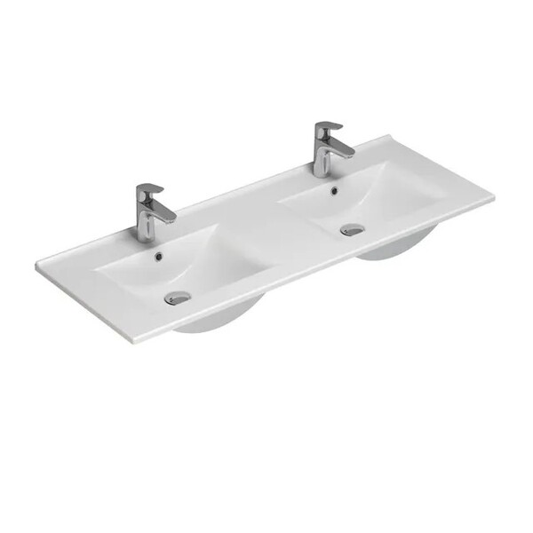 1904 Voss servant dobbel, 121x45,5x1,8 cm, hvit