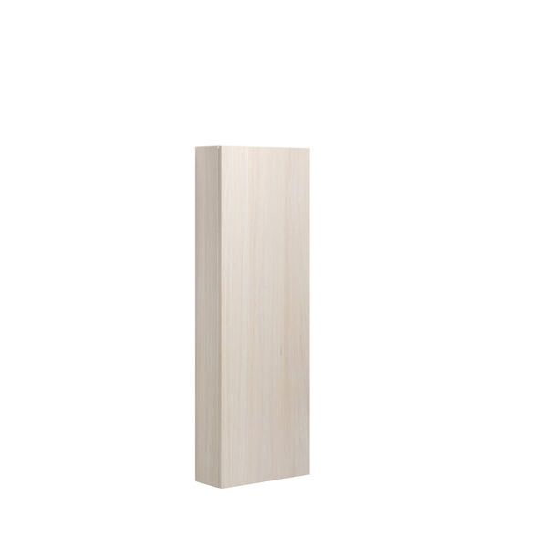 Høyskap m/1 dør venstre 120x40x16, hvit eik