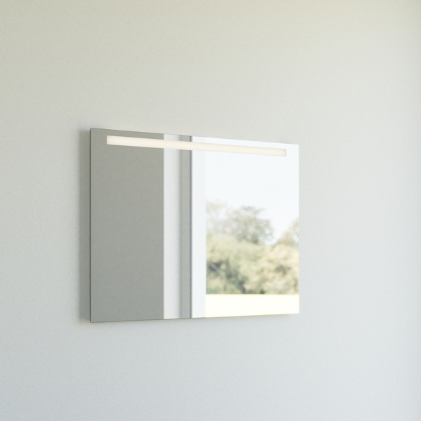 1904 Selje speil 100x70 cm, lys i topp med dimmer