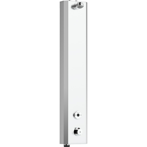 FMM Tronic dusjpanel batteridrift, anslutning opp G1/2, krom