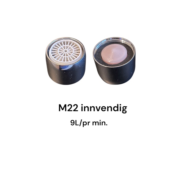 22mm Innvendigt gjenget Spareperlator 9 liter/min, BF