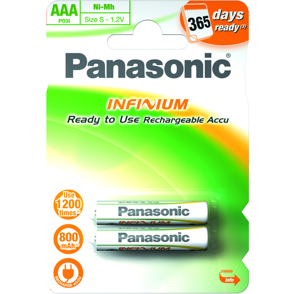 Panasonic batteri oppladbart AA